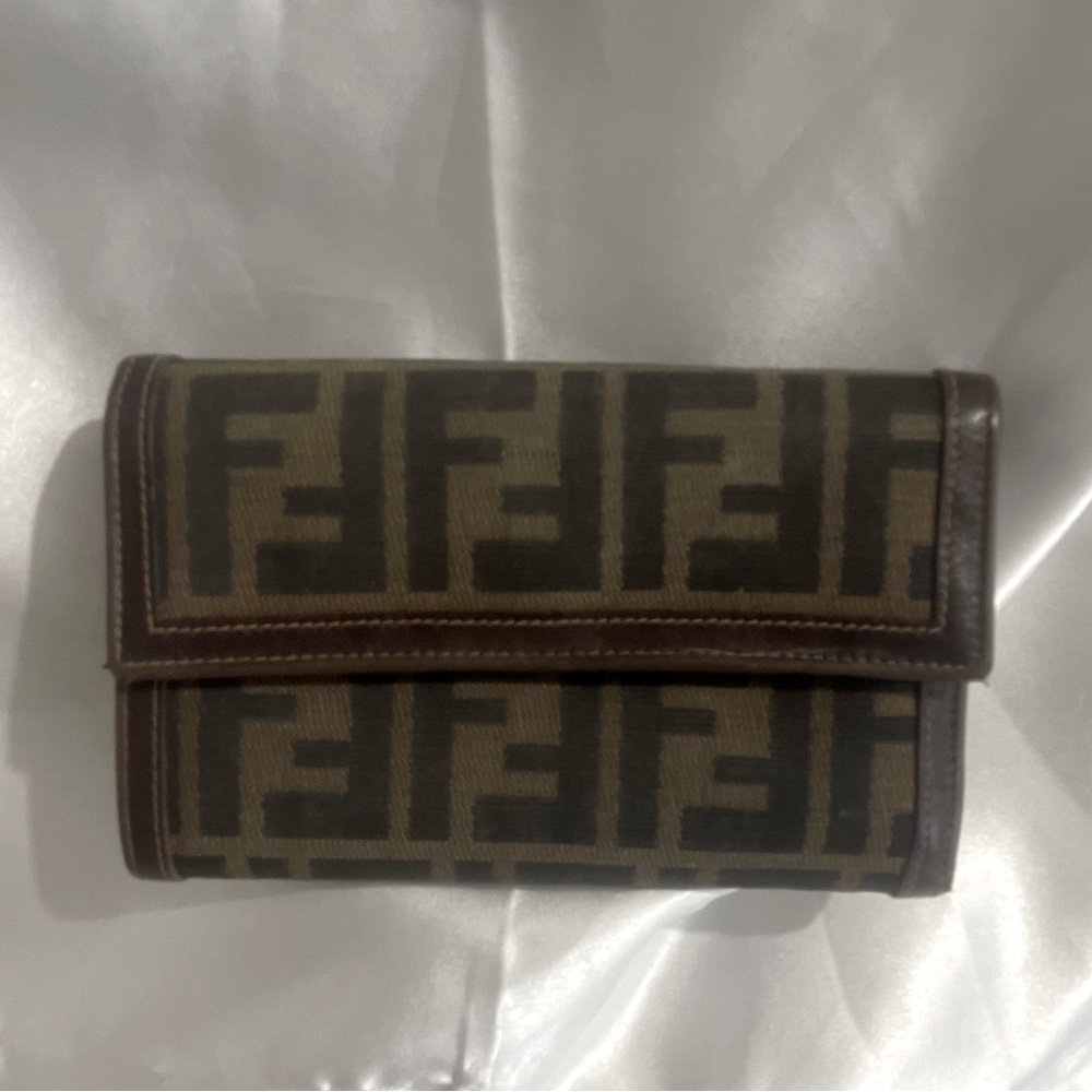 FENDI - Vintage Fendi Zucca Long Wallet